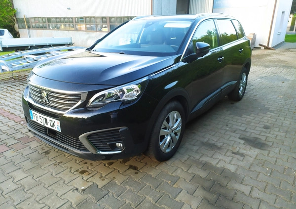 Peugeot 5008 cena 57900 przebieg: 186000, rok produkcji 2018 z Siemiatycze małe 254